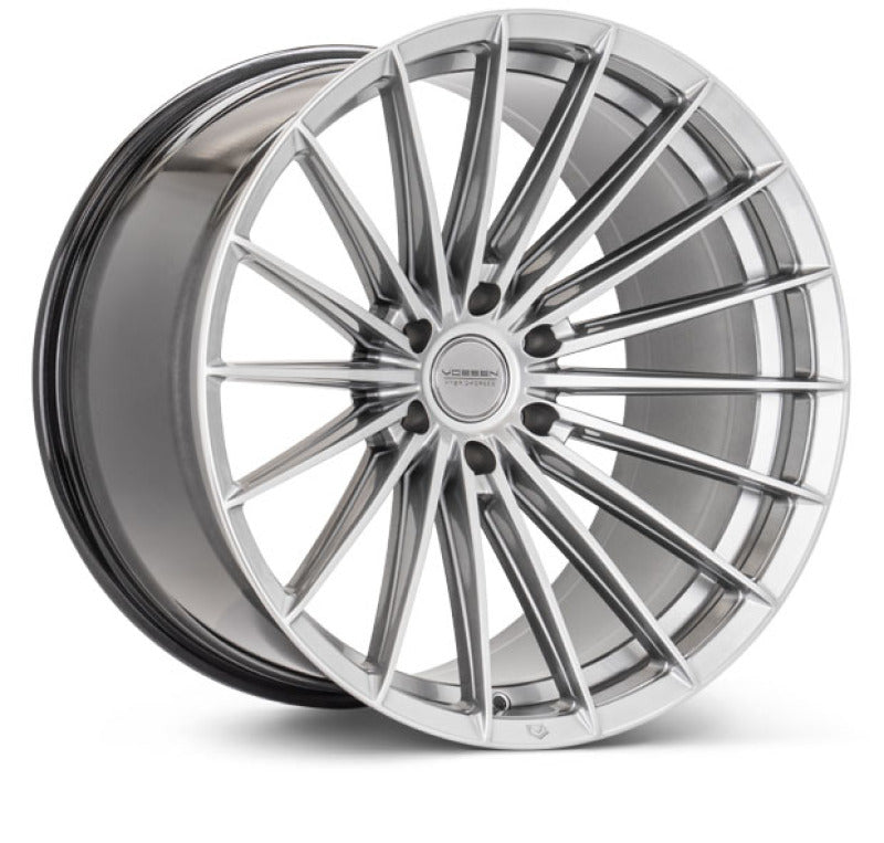 Vossen HFX-4 24x10 - 6x139.7 - ET25 - Deep - 106.1 - Hyper Silver Wheel