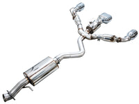 AWE Tuning 23-24 Toyota GR Corolla Touring Edition Cat-Back Exhaust - Chrome Silver Tips