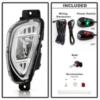 Spyder 20-22 Ford Escape OEM Fog Lights w/ Switch - Clear (FL-FESC2020-C)