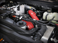 aFe 23-25 Ford F250/F350 Super Duty V8-6.7L BladeRunner Aluminum Hot & Cold Charge Pipe Kit - Red
