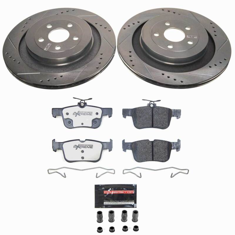 Power Stop 19-24 Ford Edge Rear Z36 Truck & Tow Brake Kit