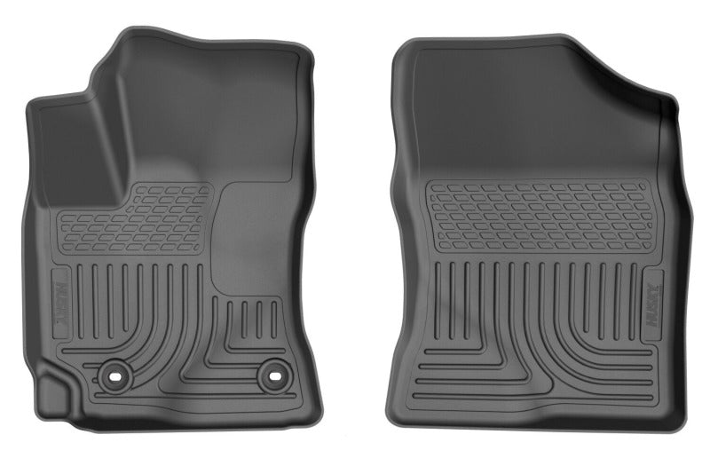 Husky Liners 14-18 Toyota Corolla (A/T) WeatherBeater Front Floor Liner - Black