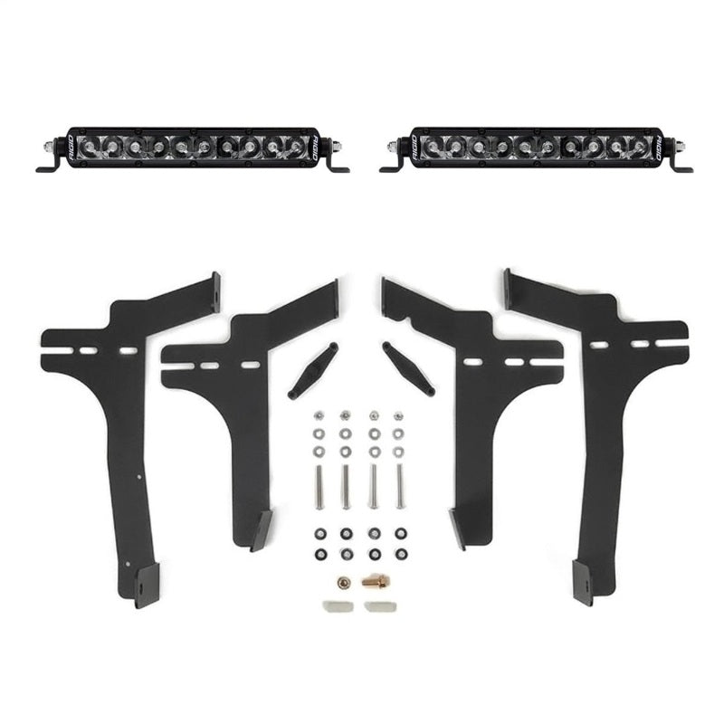 Rigid Industries 24+ Toyota Tacoma 10in. SR Midnight Grill Kit