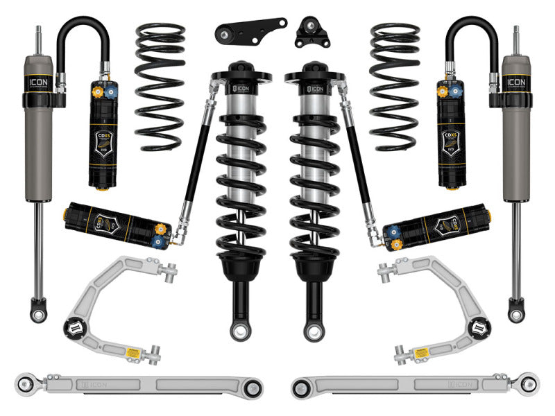 ICON 2024 Toyota Tacoma 1.25-3in Stage 9 Suspension System - Billet (w/ Triple Rate Spring)