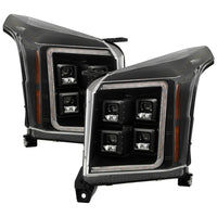 Spyder Apex 15-20 GMC Yukon High-Power LED Module Headlights - Black (PRO-YD-GY15HALAP-SBSEQ-BK)