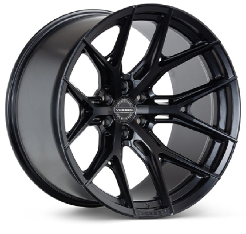 Vossen HF6-4 22x9.5 - 6x139.7 - ET30 - Deep Face - 95.1 - Satin Black Wheel