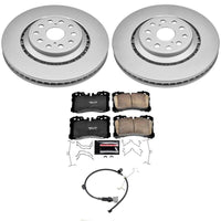 Power Stop 18-23 Lexus LS500 Front Z23 Coated Brake Kit