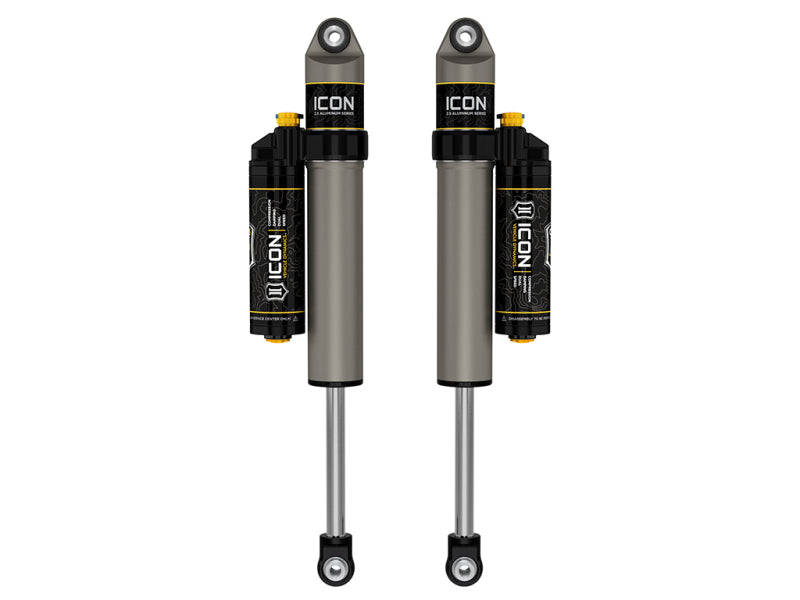 ICON 2021+ Ford F150 2WD 0-1in Lift Rear V.S. 2.5 Alum. Series Shocks Piggyback Res. w/ CDXS - Pair