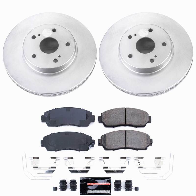 Power Stop 16-19 Subaru Legacy Front Z23 Coated Brake Kit