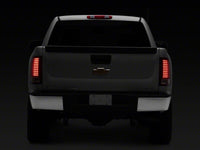Raxiom 07-13 Chevrolet Silverado 1500 LED Tail Lights- Chrome Housing- Red/Clear Lens