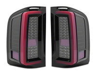 Raxiom 07-13 Chevrolet Silverado 1500 G2 LED Tail Lights- Black Housing- Smoked Lens