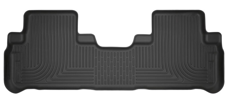 Husky Liners 14-19 Toyota Highlander WeatherBeater 2nd Row Floor Liner - Black