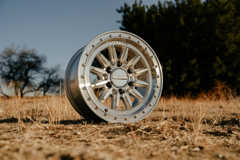 Method MR711 HD Bead Grip 20X9 +12mm Offset 8X180 124.1mm CB Machined - Clear Coat Wheel