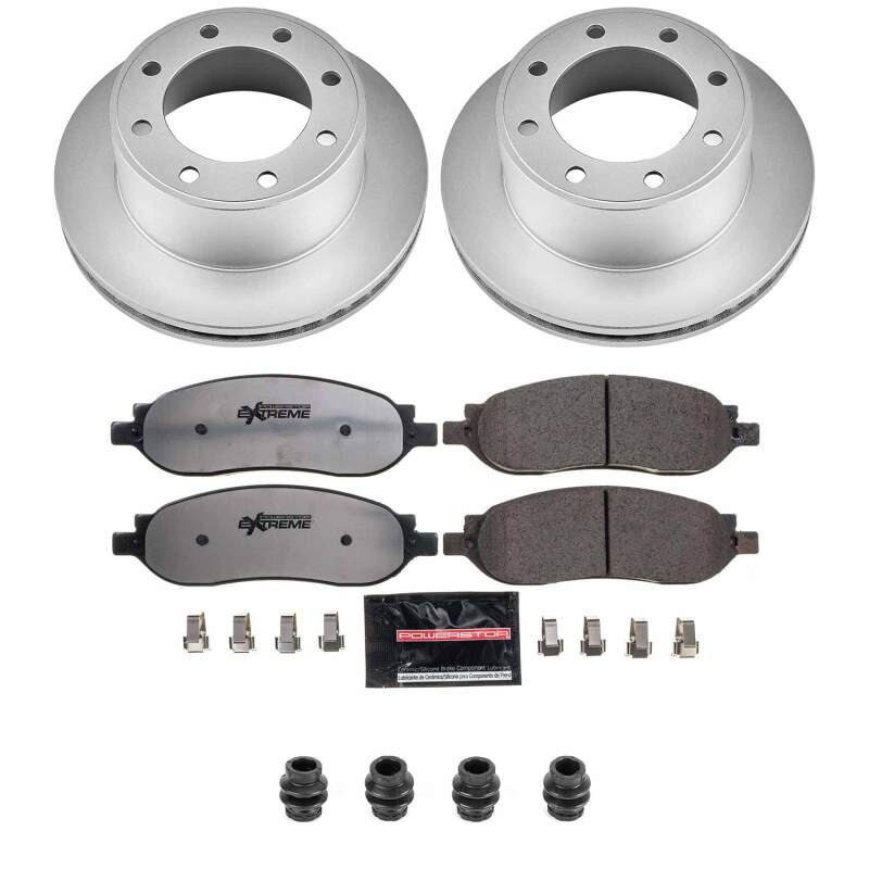 Power Stop 05-07 Ford F-250 Super Duty Rear Z36 Coated Truck & Tow Brake Kit