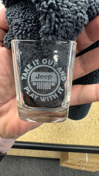 Jeep Themed Shot Glass