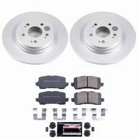Power Stop 18-20 Honda Odyssey Rear Z23 Coated Brake Kit