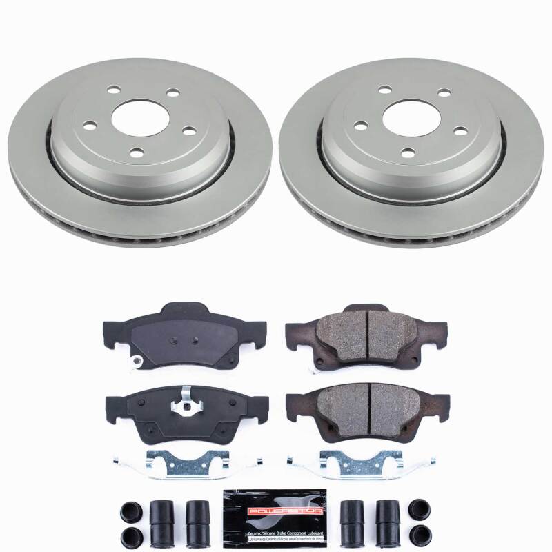 Power Stop 11-26 Dodge Durango Rear Z23 Coated Brake Kit
