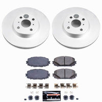 Power Stop 12-18 Toyota Yaris Front Z23 Coated Brake Kit