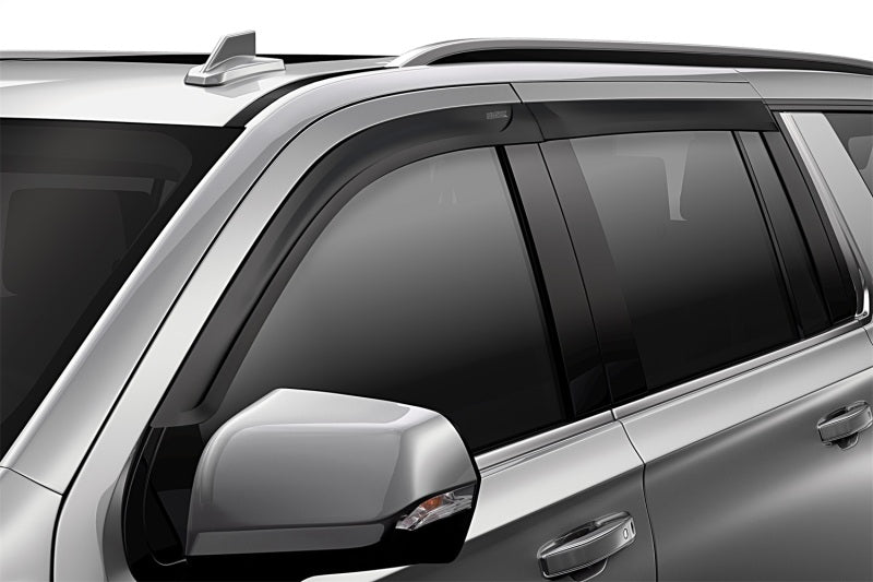 Husky Liners 17-24 Nissan Titan CC/16-24 Nissan Titan XD CC Ventvisor Low Profile 4pc - Matte Black