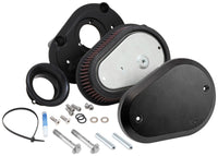 K&N 00-16 Harley-Davidson Street Metal Intake System Flare Black