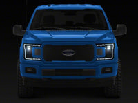Raxiom 18-20 Ford F-150 LED Halo Surround Headlights with White DRL- Black Housing- Clear Lens