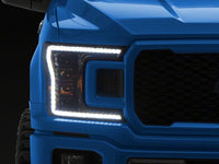 Raxiom 18-20 Ford F-150 CXR Series V2 LED Headlights- Black Housing- Clear Lens