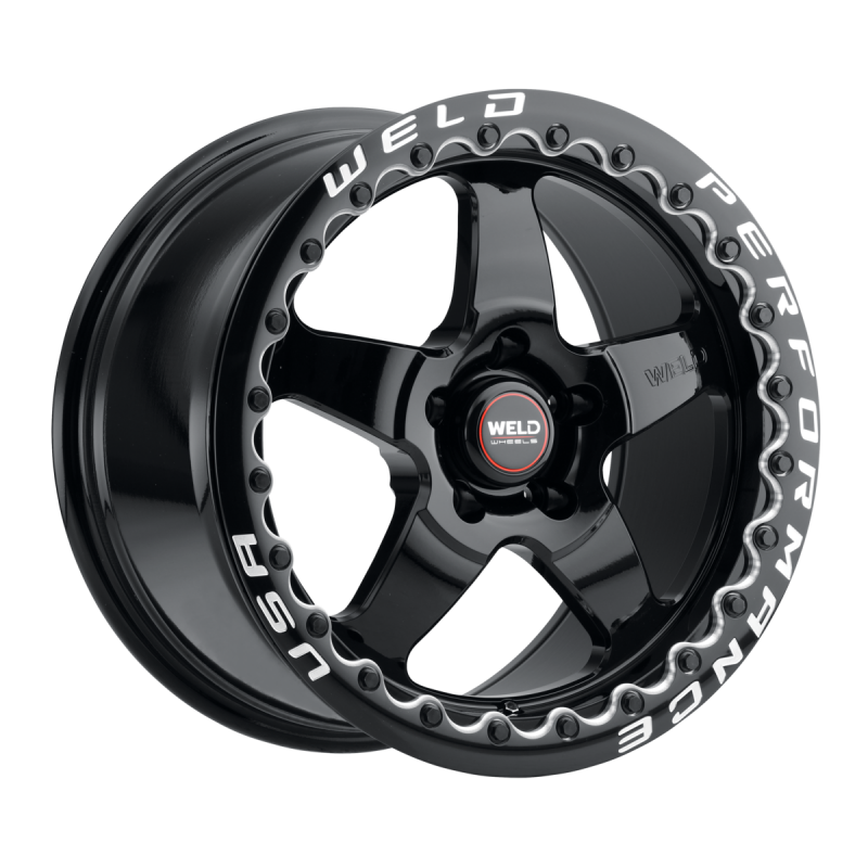 Weld S905 17x10 Ventura Beadlock 5x114.3 ET49 BS7.42 Gloss Black 78,1