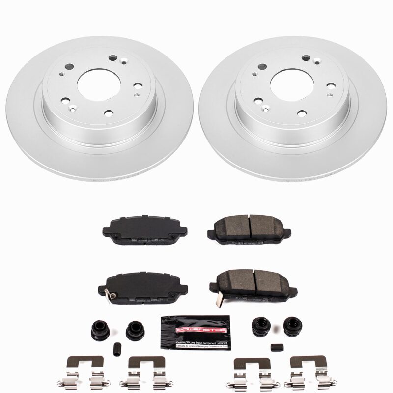 Power Stop 16-22 Honda HR-V Rear Z23 Coated Brake Kit