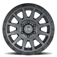 ICON Compression 18x9 / 5x5 / -12mm / 4.5in BS Double Black Wheel