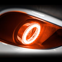 Oracle 04-12 Nissan Titan Surface Mount LED Fog Light Halo Kit - Amber