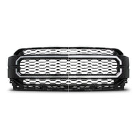 ANZO 21-23 Ford F150 Black Housing Full LED Light Tube Front Grille