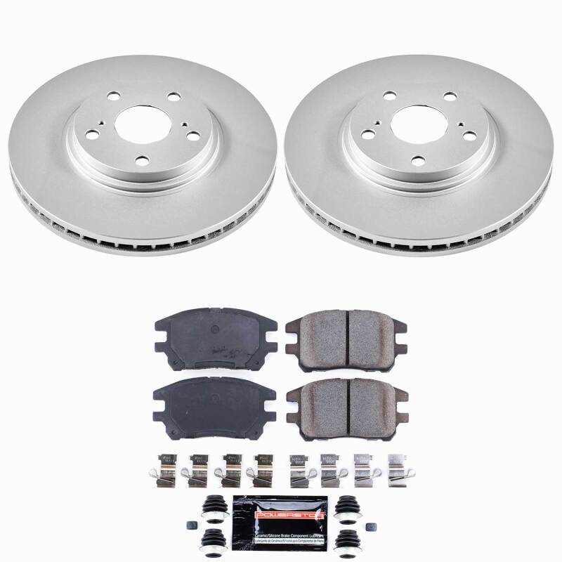 Power Stop 02-03 Lexus RX300 Front Z23 Coated Brake Kit