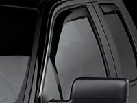 WeatherTech 04-14 Ford F-150 SuperCrew Front Side Window Deflectors - Dark Tint