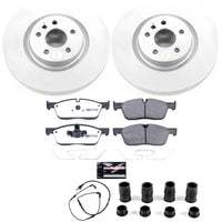 Power Stop 15-19 Land Rover Discovery Sport Front Z36 Coated Truck & Tow Brake Kit