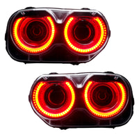 Oracle 15-23 Dodge Challenger LED Headlight Halo Kit - Red