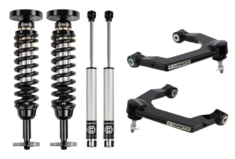 Cognito 2019+ Chevrolet Silverado 1500 1.5-3.5in Perf. Lift Kit w/ 2.0 IFP RR Shocks & SM Series UCA