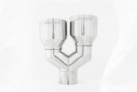 MBRP Universal T304 SS Dual Tip 4in OD/2.5in Inlet