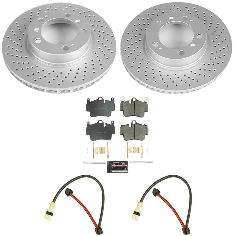 Power Stop 2005 Porsche 911 Front Z23 Coated Brake Kit