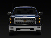 Raxiom 14-15 Chevrolet Silverado 1500 OE Style Headlights/ Black Trim- Black - Clear Lens