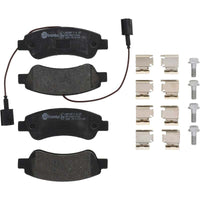 Brembo OE 2015 RAM ProMaster 1500/17-21 ProMaster 1500/2015 ProMaster 2500 Low-Met Brake Pad - Rear