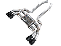 AWE Tuning 20-25 BMW X3 M/M Comp (F97) AWD SwitchPath Axle-Back Exhaust - Diamond Black Tips