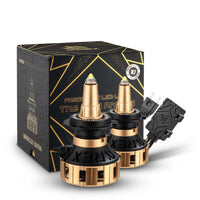 AlphaRex Gold Ammo Panoramic LED Light Bulbs - H11