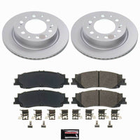 Power Stop 24-25 Toyota Tacoma Rear Z17 Coated Brake Kit