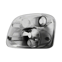 Raxiom 01-03 Ford F-150 Flareside Axial Series Version 2 Tail Lights- Black Housing- Clear Lens