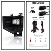 Spyder 17-19 Ford F2540/F350 SD OEM Style LED Fog Lights w/Switch - Clear (FL-FF25017-C)