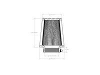 aFe POWER Universal Clamp-On Air Filter w/ D2 Dura-Dry Media - 3-1/2in F x 6in B x 4-3/4in T x 7in H