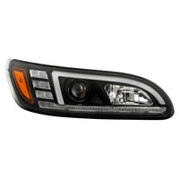 Spyder 08-19 Peterbilt 325 Passenger Side Projector Headlights - Black (PRO-YD-PB38600-R-BK)