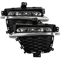Spyder 22-24 Jeep Grand Cherokee (2-Row) OEM LED Fog Lights w/Switch - Clear (FL-JGC22-LED-C)
