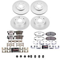 Power Stop 03-07 Honda Accord Front and Rear Z26 Coated Brake Kit