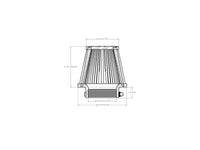 aFe POWER Universal Clamp-On Air Filter w/ D2 Dura-Dry Media - 3-1/2in F x 6in B x 4in T x 5in H